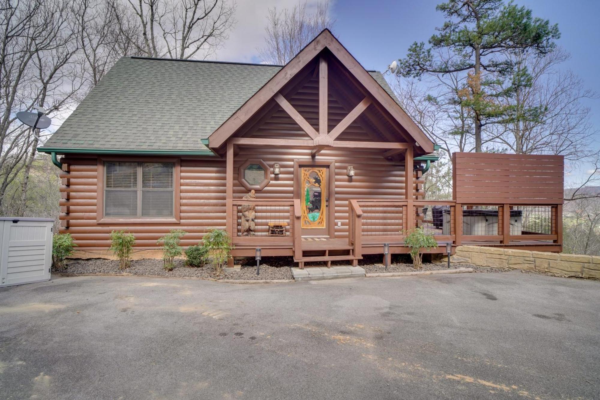 Hatcher Mtn Retreat Sevierville Cabin With Hot Tub! Екстер'єр фото